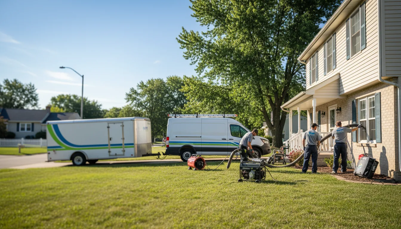 Flooded Basement Restoration And Cleanup With Repair in Medina, ND near me